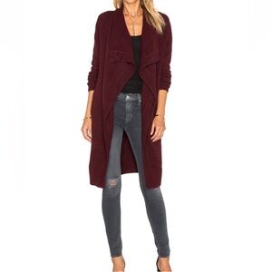 BB Dakota Maroon Galileo Open Sweater